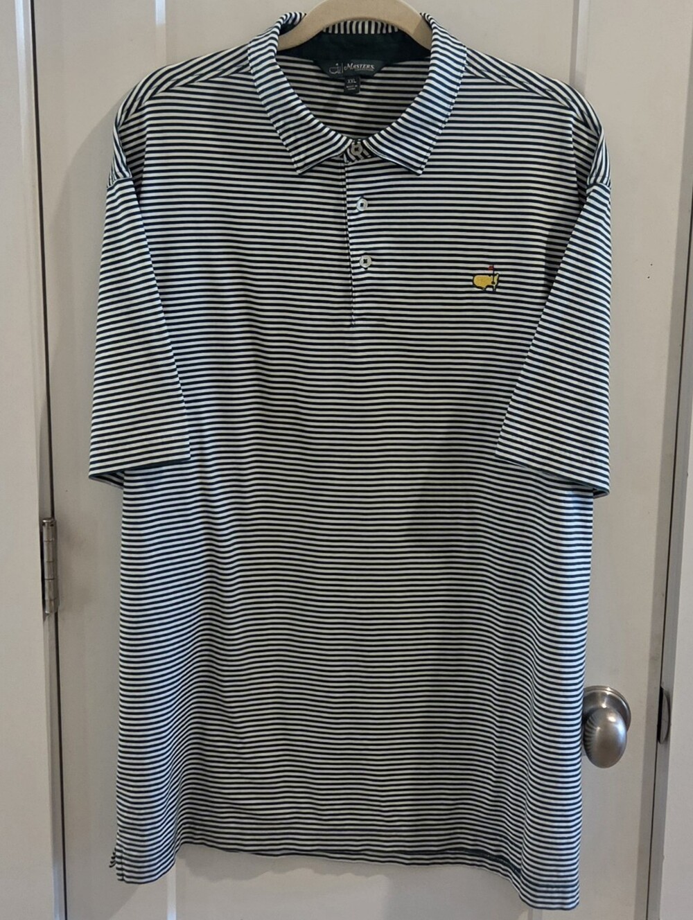 Masters Collection Masters Pima Cotton Polo Shirt Green Stripe - Size XXL²